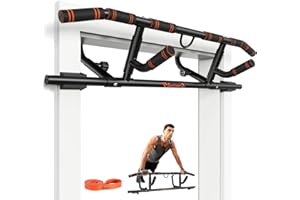 ‎SPORTNEER Sportneer Klimmzugstange für Türrahmen mit Klappgriff – Klimmzugstange mit Mehreren Griffen für den Türrahmen, Tragkraft 200 kg, Klimmzugstange für Krafttraining für Oberkörperfitness, Klimmzugstange