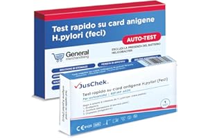 GENERAL MERCHANDISING Test rapido per antigene H. pylori (Feci) || Test H. pylori || Valuta l'infezione da Helicobacter pylori