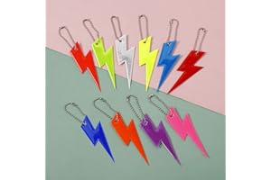 GoldRock Odblaskowe zawieszki dla dzieci, 10 sztuk, odblaski do roweru, do plecaka, spacerów, biegania