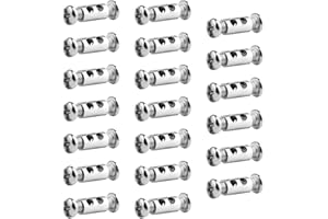 EBHO 20 Pezzi Morsetto per Fune Metallica,per Funi Metalliche e Cavi con Dadi Terminali, per Tende da Sole, Corde Tende, Corde Lavanderia, Staffe Cavi