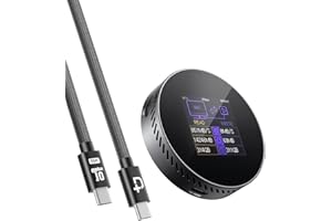 DOCKCASE Case SSD NVMe M.2 Magnetico, USB-C 10Gbps USB 3.2, 100W PD, Protezione da Perdita di Alimentazione in 3s, Compatibile con NVMe 2230/2242, iPhone 16/15 Pro Max ProRes