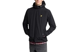 Lyle & Scott Men's Casual Jacket, Zip-Through Hooded Jacket in Sizes XS–XXL, Lightweight Hooded Jacket for a Comfortable Look in Any Weather