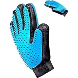 U/N 2 in 1 Guanto Spazzola per Cani/Gatti per Massagio Animali e Pulizia Peli Efficace per Cane Gatto Coniglio Cavallo e di P