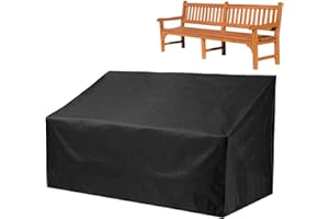 LearnLyrics Gartenbank-Abdeckung, reißfeste Abdeckung, Outdoor-Sitzbezug, Bankschutz, Gartensofa-Möbelschutz für Gartenbank, Sofas und andere Möbel