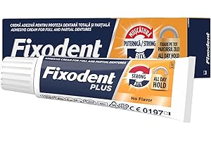 Fixodent Plus Mordant Imbattitable Crema adesiva per protesi totali e parziali 40 gm