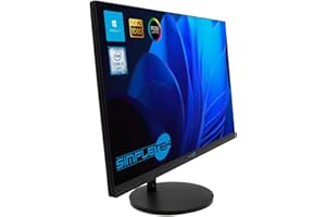 SIMPLETEK - All-in-One AiO 24 Zoll FHD Core i5 bis zu 3,1 GHz Windows 11 16 GB RAM 960 GB SSD | Ladestation Wireless LED RGB Kit Maus Tastatur Webcam PopUp integrierte Stereo-Lautsprecher PC Computer