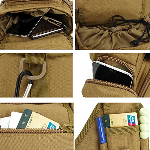 Galopar Außen Camping Hüfttasche Sport wasserdicht Hüfttasche mit Kettle Tasche Laufen Gürteltasche Pouch Gürteltasche für Wandern Laufen Radfahren Camping Reise Klettern - 5