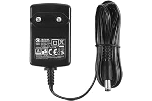 SECURITY-01 Zasilacz sieciowy AC do DC 9 V 1,5 A, wtyczka 5,5 mm x 2,1 mm, wtyczka EU, środek ujemny