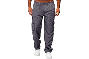MOKBAY Cargohose Herren Security Men Stretch Tactical Arbeitshosen Männer Militär Bequeme Chino Outdoor Hosen