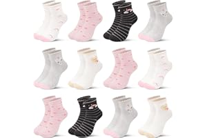 L&K-II 10/12 par słodkich wzorów serca skarpetki dziecięce skarpetki wielokolorowe skarpety sportowe skarpetki do kostki 2825, 12 par - 2886, 27-30