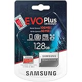 Samsung, Evo Plus, Micro SD SDXC da 128 GB, classe 10 U3, scheda di memoria, 100MB/S, 4K Ultra HD, MB-MC128HA/EU