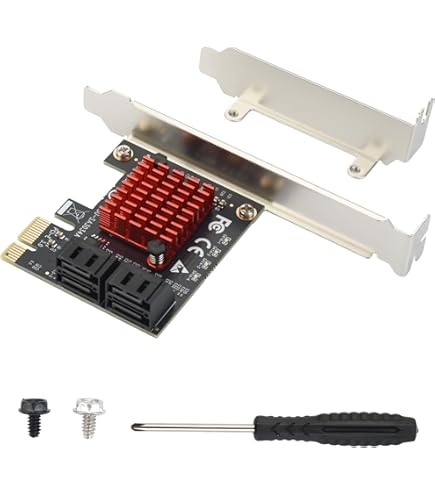 Scheda PCIe SATA 4 Porte - Controller Per Espansione Dischi - Foto 8