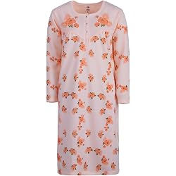 Camicia da notte invernale a serafino manica lunga in caldo cotone Infiore 632172