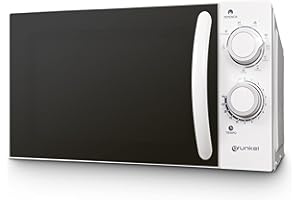 Grunkel - MWG-25SG - Micro-ondes de 25 l de capacité et 6 niveaux de puissance. Fonction dégivrage et minuterie jusqu'à 30 minutes - 900 W - Blanc (Avec Grill)