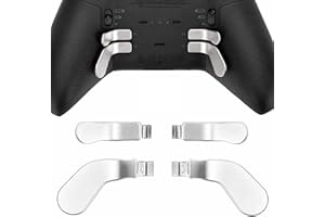 Ceozon Replacement Back Paddles 4 pcs Metal Stainless Steel Trigger Locks for Xbox One Elite Controller Series 2 Xbox One Elite Back Buttons Accessories Silver