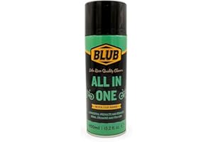 BLUB All in One 450ml | 6 in 1, Spray Multiuso | Olio Lubrificante per Bici MTB, BMX, Ingranaggio, Serrature Porte, Cuscinetti | Grasso Multiuso, Ingrassatore Manuale Professionale Multifunzione