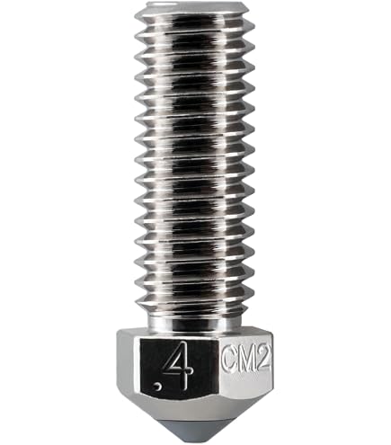 Buse Pour Imprimante 3D Micro Swiss MK10 – Diamètre 0,6 Mm, Tout Métal, Revêtement TwinClad XT – Pour Filaments Abrasifs