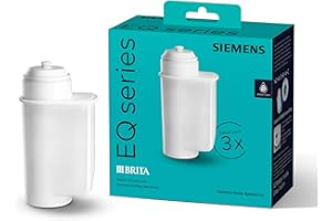 Brita Intenza Water Filter TZ70033A with Aroma Ring, Limescale Protection for Enhanced Coffee Flavour, Compatible with All Siemens Fully Automatic Espresso Machines, Pack of 3