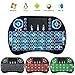 Produktbild Kobwa Hintergrundbeleuchtung Mini Wireless Keyboard 2,4 G Bluetooth Touchpad Tastatur Tragbares Keyboard mit Touchpad Maus Combo für Google Smart TV Android Box HTPC XBMC Windows Notebook PS3