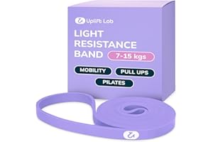 Uplift Lab Pull Up Resistance Bands Set, Physio Bands for Mobility, Stretching, Pilates, Yoga, Hyrox, CrossFit, Fitness, Workout, Body Building, Powerlifting, Muscle Strength Training Men and Women