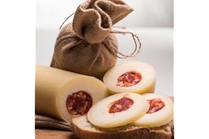 COSE DEL POSTO Caciocavallo dell'Emigrante 1Kg| Caciosalame | caciocavallo con salsiccia dolce lucana
