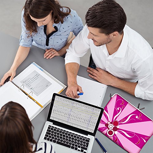 Digittrade LS155-15 Magic Rays Designer Neopren Notebook Sleeve 39,1 – 39,6 cm (15,4 – 15,6 Zoll) - 6