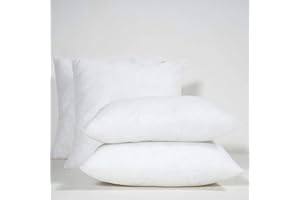 GREATOOL Relleno de Cojín, Relleno Suave, Combinar con Cualquier Funda de Cojín, Relleno de Cojín para Dormitorio, Salón, Comedor, Jardín, Sofá, Coche (55 X 55 CM, 1 Unidad)