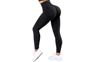 DOULAFASS Gym Leggings Damen High Waist Scrunch Butt Leggings Push Up Sportleggins Seamless Shaping Leggings