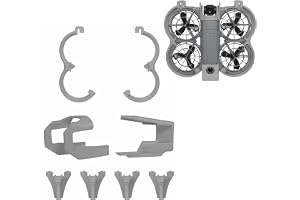 OURHZTB 3-i-1 anti-kollisionsskyddsset för DJI Neo 2 tillbehör, propellerskydd + landningsutrustning + gimbal stötfångare sky