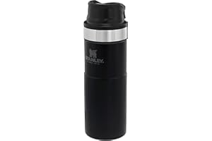 Stanley Trigger Action Travel Mug 0.47L - Keeps Hot for 3-7 Hours - BPA-Free - Thermal Mug for Hot Drinks - Leakproof Reusable Coffee Cup - Dishwasher Safe