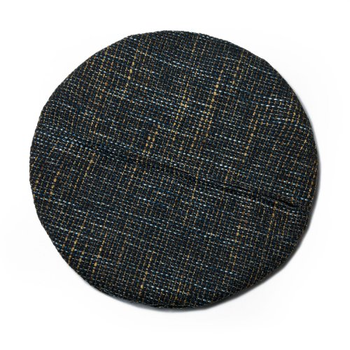 Kissenhülle Magma Chenille Webstoff rund 30 cm Bordeaux - 4