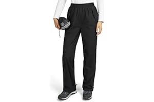 Outdoor Ventures Damen Regenhose Wasserdicht Atmungsaktiv Gefüttert Überziehhose - Winddicht Packbar Hose Leichte Softshellhose zum Wandern Fahrrad