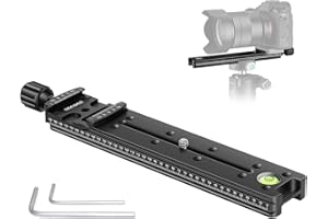 Neewer® 200 mm Professional Schiene Kamera Slide Metall Quick Release Clamp für Kamera mit Arca Swiss Kompatibel