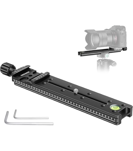 NEEWER Staffa a Fora di L Piastra QR Verticale Staffa Universale per Fotocaera DSLR con Base NEEWER Staffa a Fora di L Piastra QR Verticale Staffa Universale per Fotocaera DSLR con Base