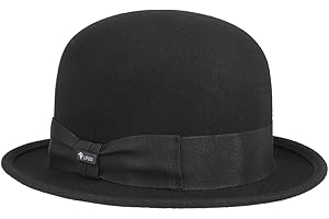 LIPODO Bombetta di Feltro da Bambino Bambini - Made in Italy Cappello con Nastro Grosgrain Estate/Inverno