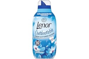 EPISHED Lenor Outdoorable Fabric Conditioner Spring Awakening 50 Washes 700ml Long Lasting Freshness Ultra Concentrated Fabric Softener Outdoor Fresh Scent Clothes Care for Laundry Bedding Towels and Apparel