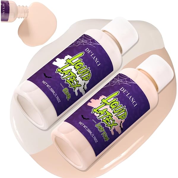 Moon Terror Pro FX Spirit Gum – 50 Ml, Professioneller Körperkleber Für Halloween & SFX-Make-up | Vegan, Wasserbasiert, Einfach Entfernbar