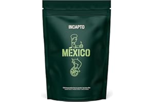 Incapto Caffè in Grani di Specialità | Monorigine Messico | 100% Arabica | Specialty Coffee 82 punti SCA | Tostatura Artigianale | Azienda Chiapas, EthicHub | Confezione 1kg