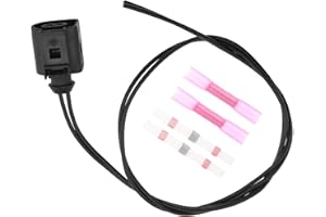 BIYM Sonde de Température de Terminal Connecteur de Harnais de Fil électrique Veste à 2 Trous Compatible avec Golf Beetle T4 T5 T6 A1 A2 A3 A4 A5 A6 A7 A8 S3 S4