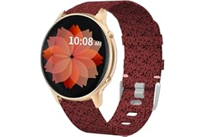 Blueshaweu Onetuo Armband Kompatibel für TUYOMA Smartwatch 1.28", Nylon Strick Replacement Uhrenarmband für TUYOMA LW36 Smartwatch