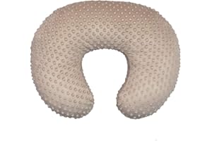 iEvolve Nursing Pillow Cover Breast feeding Pillow Support Positioner lounger cover for Baby Boy Girl, Cover Only(Beige)