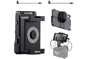 Accsoon SeeMo 4k HDMI Transmission Video Capture Terminal do iPhone'a i iPada iOS 12.0 lub Later z funkcją odczytu kart SD HDMI In USB-C Out Supply Power Out to Devices (SeeMo 4K)