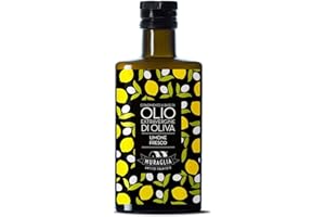 MURAGLIA ANTICO FRANTOIO Frantoio Muraglia, Bottiglia in Vetro con Olio Extra Vergine d'Oliva, Aromatico al Limone 200ml