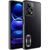 Zore Xiaomi ile uyumlu Redmi Note 12 Pro 5G Kılıf Kamera Korumalı Logo G&ouml;steren Zore Omega Kapak Siyah