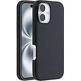 OtterBox iPhone 16 Uyumlu Symmetry Serisi MagSafe Kılıf, Darbeye ve D&uuml;şmeye Karşı Koruyucu İnce Koruyucu Kılıf - Siyah