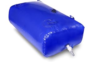 MXQMKL Contenedores Almacenamiento Vejiga Agua 1000L, Tanque Agua PortáTil Plegable, Bolsa Agua Blanda Gran Capacidad, Resistencia A La SequíA, PrevencióN Incendios, Agua Emergencia