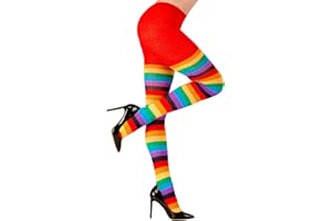 W WIDMANN MILANO PARTY FASHION WIDMANN Mallas Rainbow 75 Denier para fiesta temática de carnaval