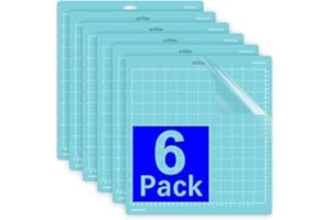 JMIATRY 6 Stück Schneidematte 12X12in, Schneidematte, Blau Schneidunterlage für Bastelprojekte