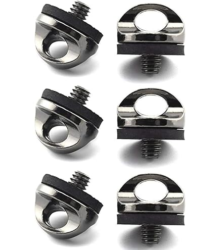 2 Vite Adattatore Per Cinghia Fotocamera - Gancio D-Ring 1/4 Pollice Per Treppiedi - Foto 8