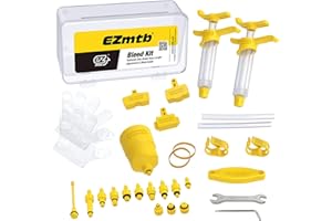 HQCM Freno a disco idraulico, kit di sfiato per freni idraulici per bicicletta, set di sfiato freno per Shimano, Magura, Tektro